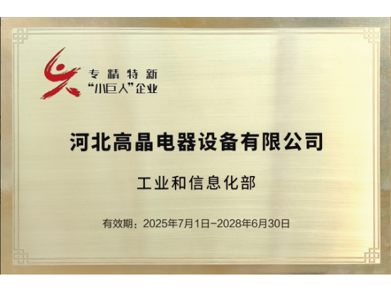 專精特新小巨人企業